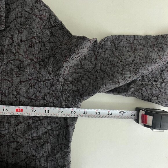 vintage 90s muted purple quirky boho granola button up top - Picture 6 of 8